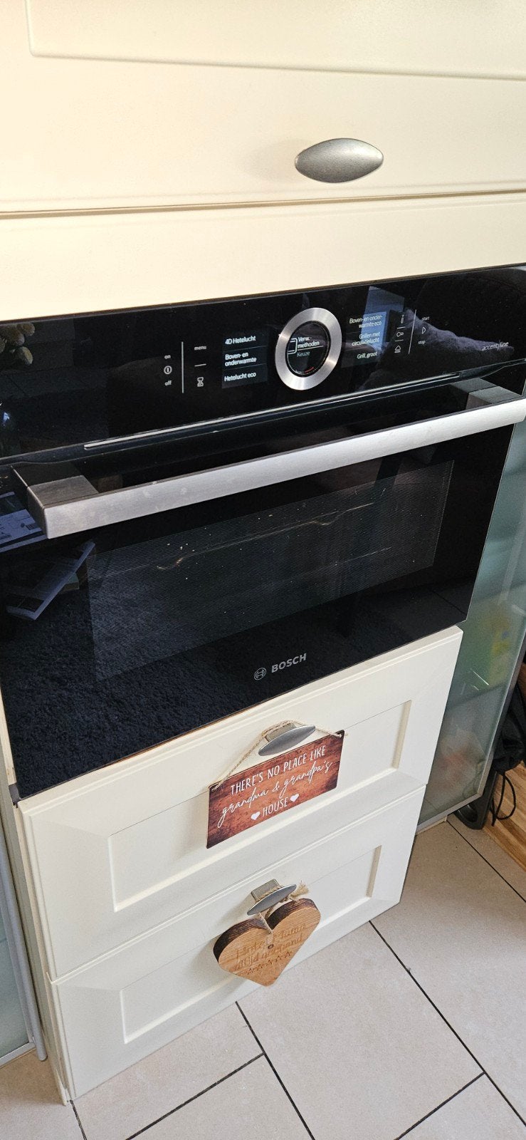 Bosch accent line (stoom)oven met hetelucht en grill, Witgoed en Apparatuur, Ophalen, 45 tot 50 cm, Hete lucht, 60 cm of meer