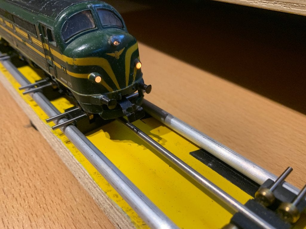 Märklin 3066 H0 Serie 204 Diesellocomotief van de SNCB, Wisselstroom, Gebruikt, Locomotief, Ophalen of Verzenden