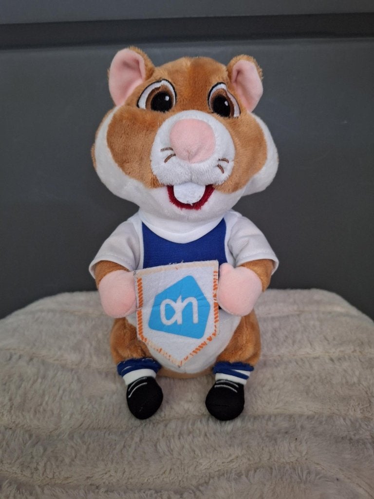 AH hamster met vaantje, Albert Heijn, Overige typen, Ophalen of Verzenden, Zo goed als nieuw