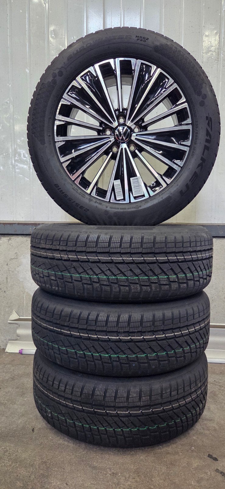 18" VW Tayron Tiguan orig velgen zomer winterbanden NIEUW, 18 inch, Banden en Velgen, V, Personenwagen