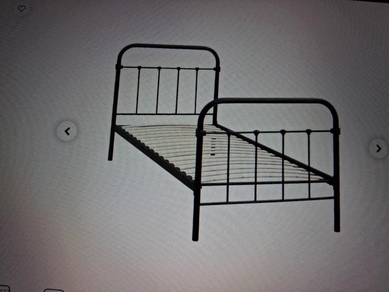 Bed Anne - mat antraciet  - 90x200cm, Ophalen, Eenpersoons, 90 cm, Stapelbed