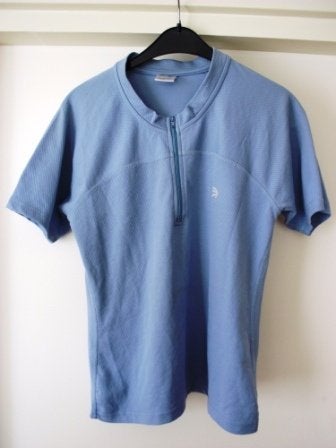 Fitness shirt Shamp mt. 36-38 licht blauw korte mouw, Shamp, Blauw, Ophalen of Verzenden, Maat 36 (S)