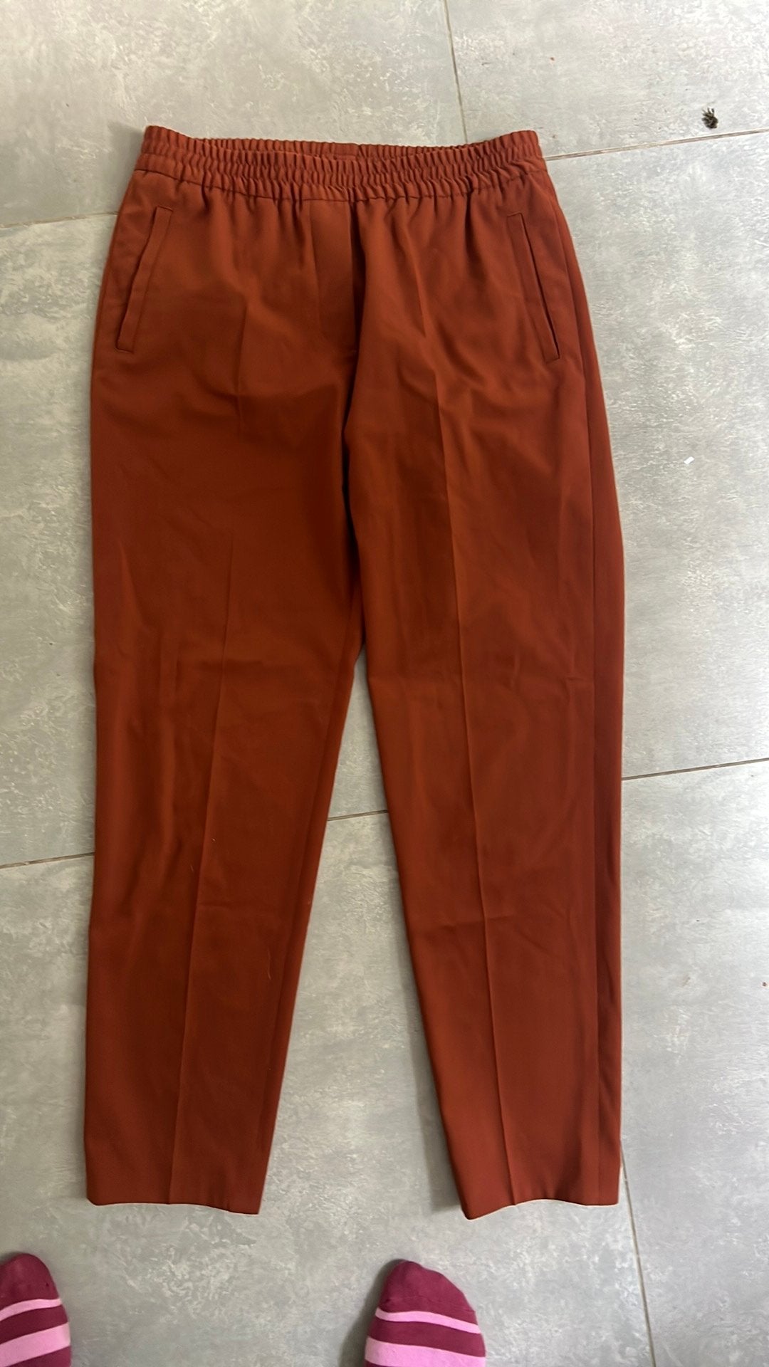 Joline Jolink broek roestbruin maat S nieuwstaat, Maat 38/40 (M), Bruin, Ophalen of Verzenden, Zo goed als nieuw