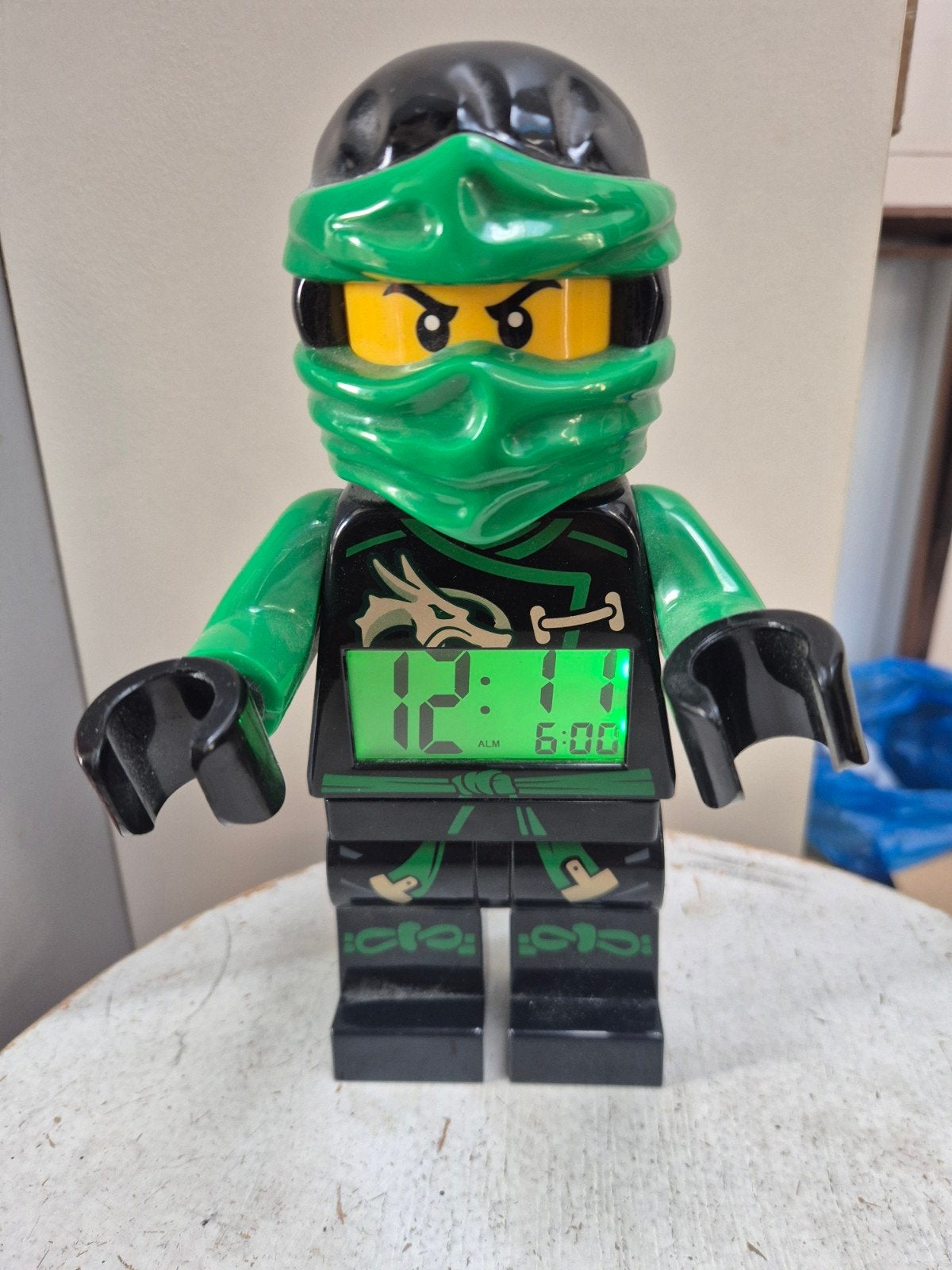 LEGO Ninjago Lloyd wekker - Groene Ninja, Gebruikt, Lego, Accessoire, Ophalen of Verzenden
