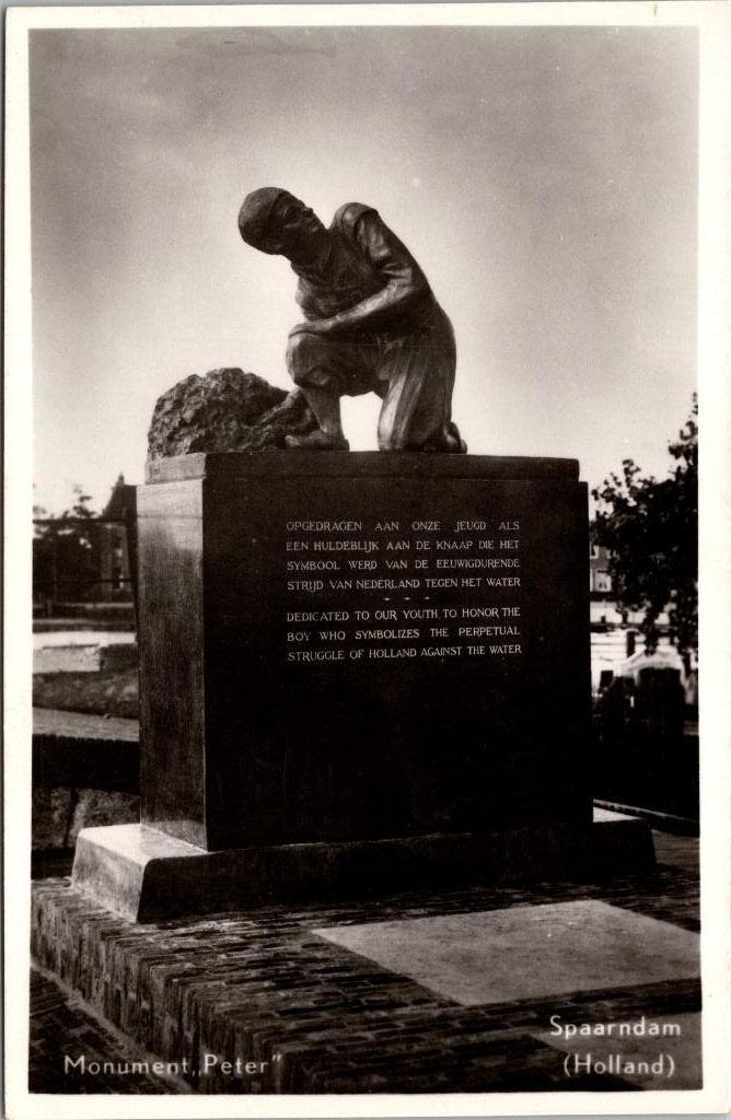 Spaarndam - Monument Peter, Verzenden, 1960 tot 1980, Ongelopen, Noord-Brabant