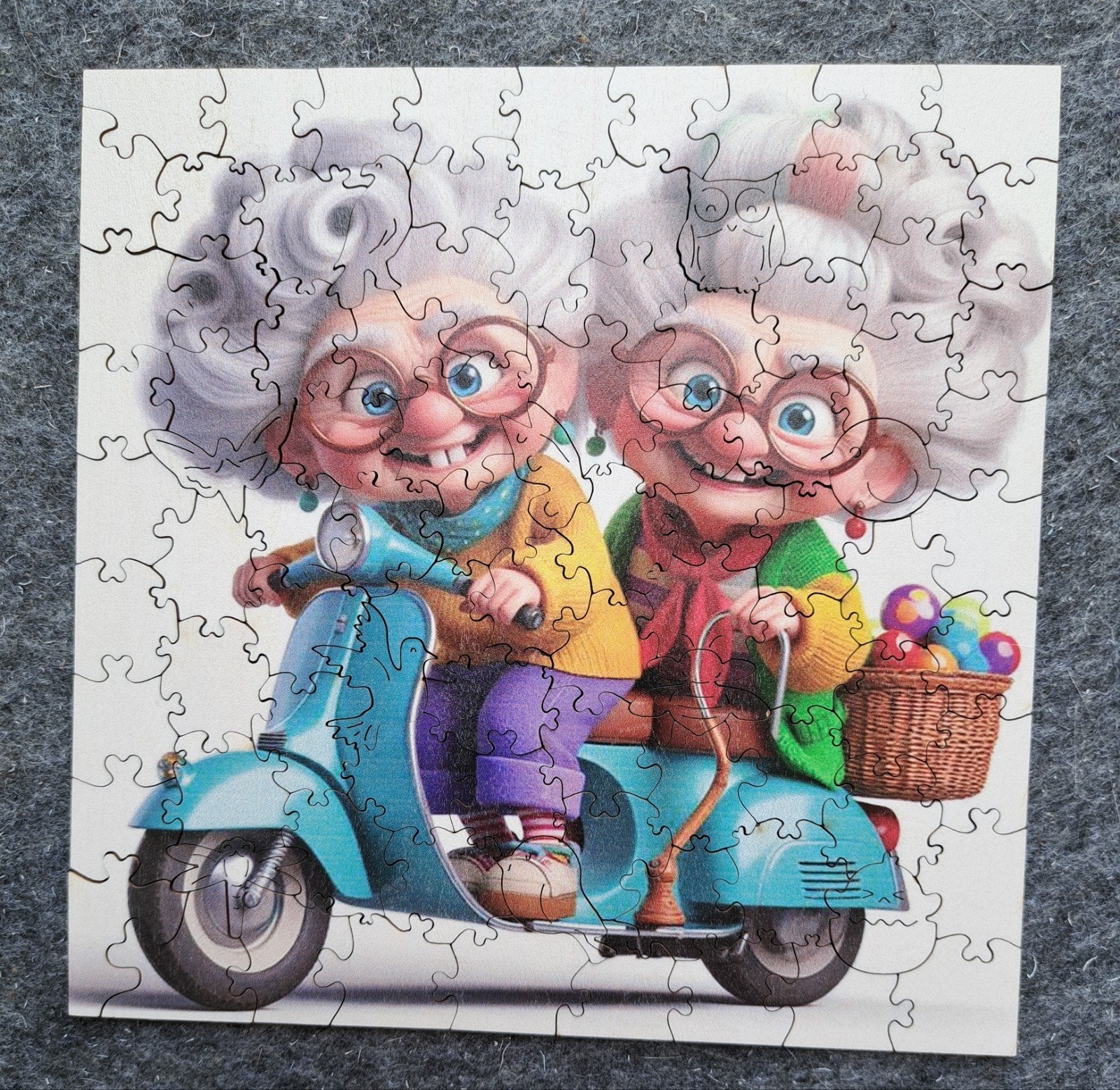 Legpuzzel hout, Hobby en Vrije tijd, Denksport en Puzzels, Ophalen, Minder dan 500 stukjes, Zo goed als nieuw