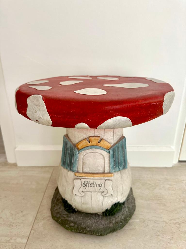Efteling paddestoel sprookjesbos 2011 kruk stoeltje, Verzamelen, Efteling, Gebruikt, Gebruiksvoorwerp, Ophalen