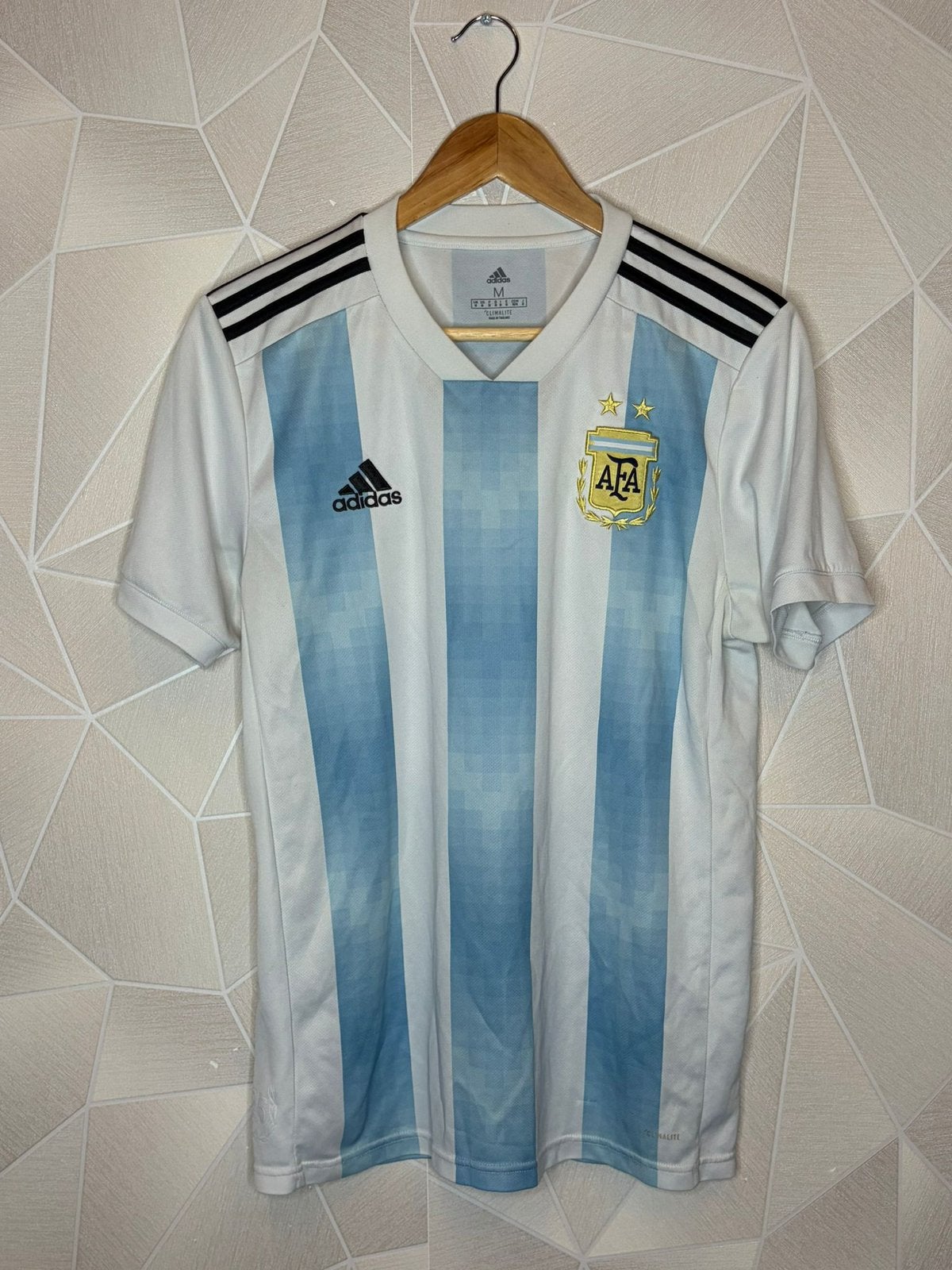 Argentinië Thuis 2018/2019, Sport en Fitness, Voetbal, Shirt, ., Zo goed als nieuw, .