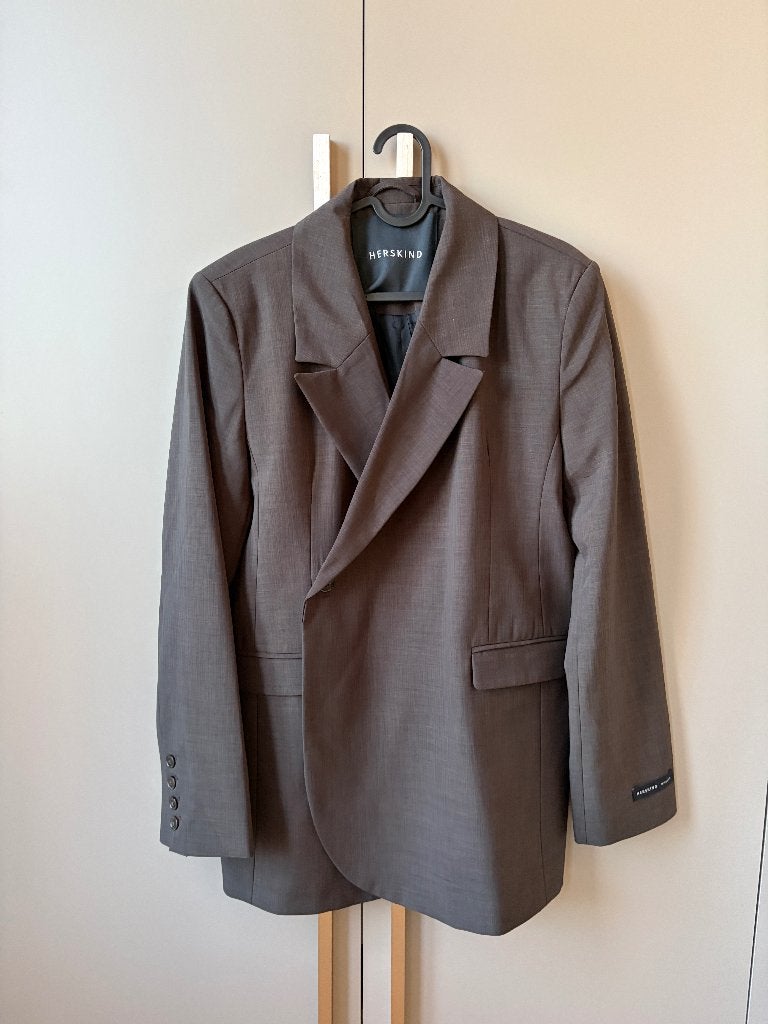 Herskind blazer in de kleur Java Brown. Maat 38, Maat 38/40 (M), Bruin, Verzenden, Zo goed als nieuw