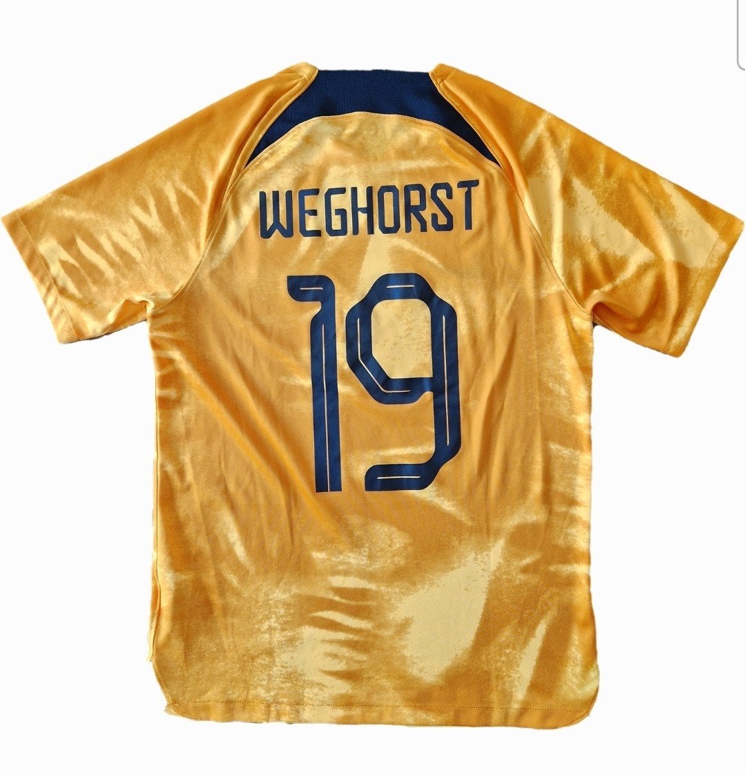 Nederlands elftal Oranje shirt 2022 Weghorst Twente, Maat 48/50 (M), Nike, Oranje, Ophalen of Verzenden