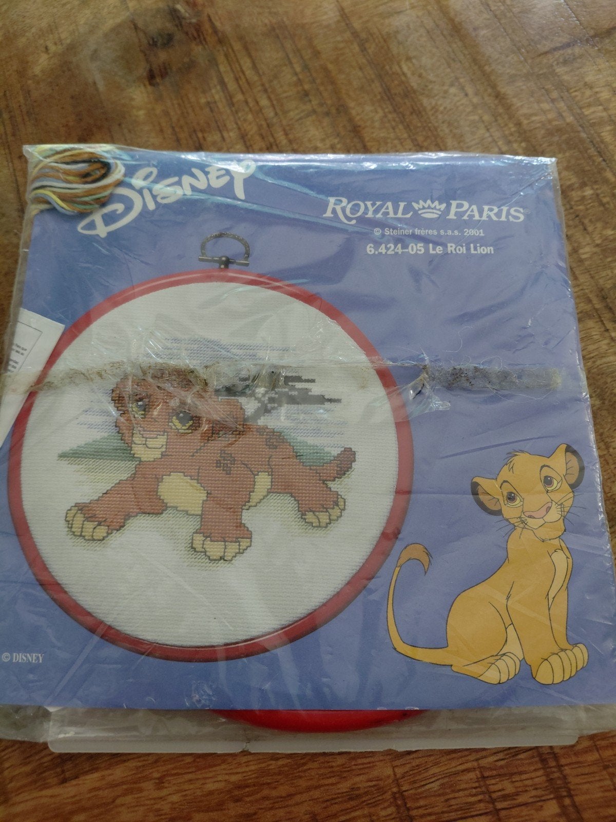 Borduurset De Leeuwenkoning - Simba anchor, Hobby en Vrije tijd, Borduren en Borduurmachines, Ophalen of Verzenden, Nieuw, Handborduren