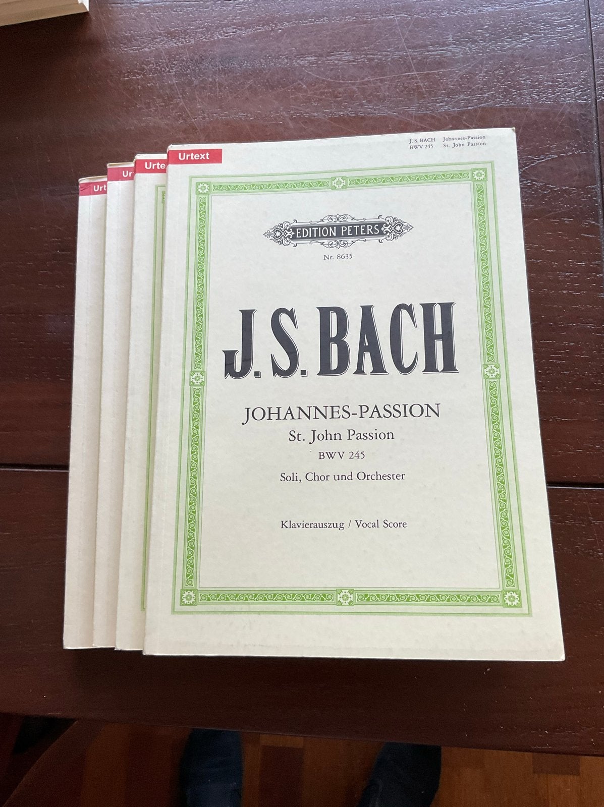 J.S. Bach Johannes-Passion BWV 245 Vocal Score Edition Peter, Klassiek, Nieuw, Ophalen of Verzenden, Koor