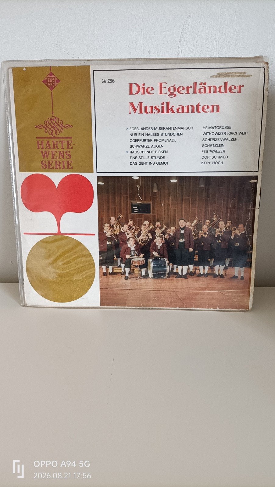 Die Egerländer Musikanten - Harte Wens Serie LP, Gebruikt, Overige componisten, Ophalen of Verzenden, Album