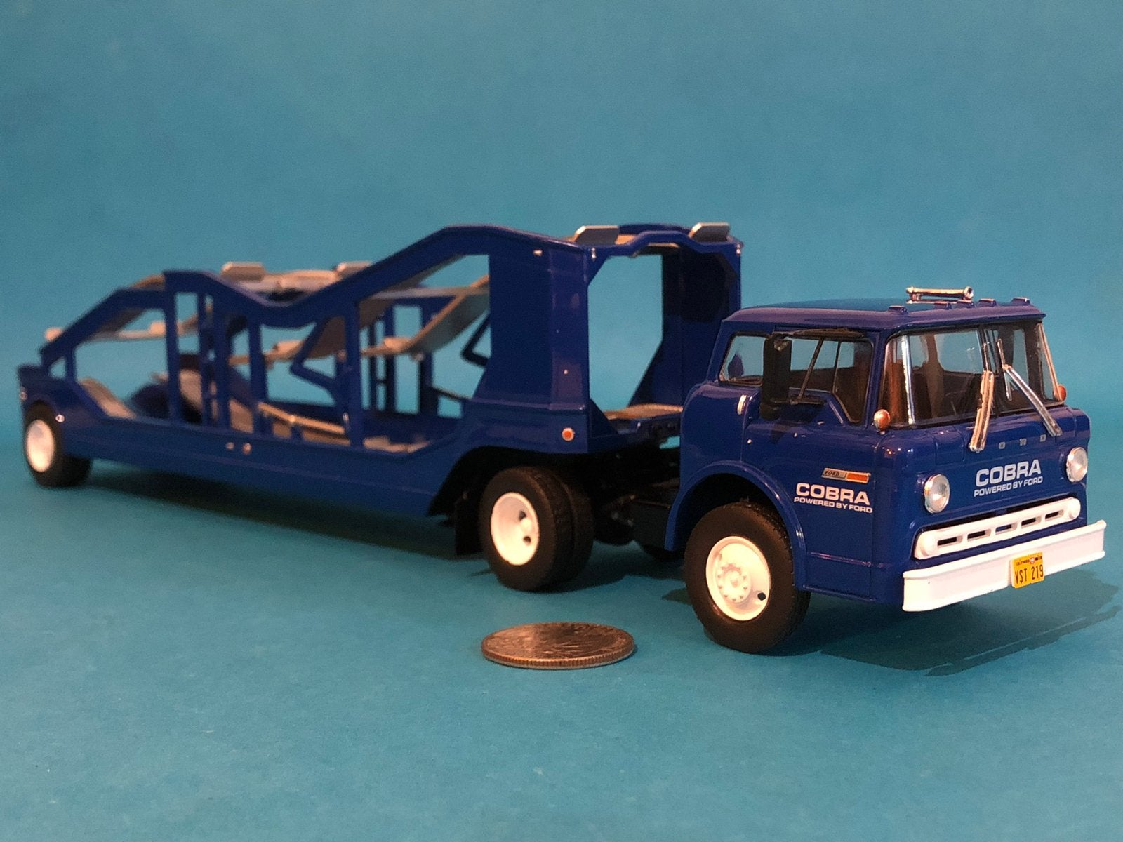 1:43 Ford C-series Cobra autotransporter! Nieuw & doos!KIJK!, Ophalen of Verzenden, Nieuw, Bus of Vrachtwagen, Overige merken