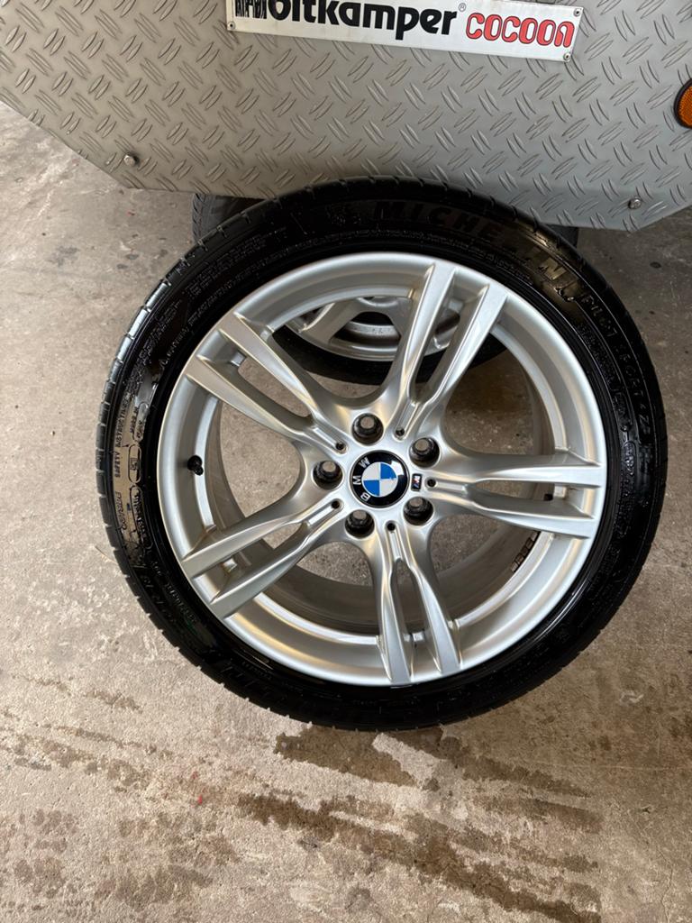 BMW F30 F31 Style 400M Velgen -, Ophalen, 18 inch, Gebruikt, Banden en Velgen