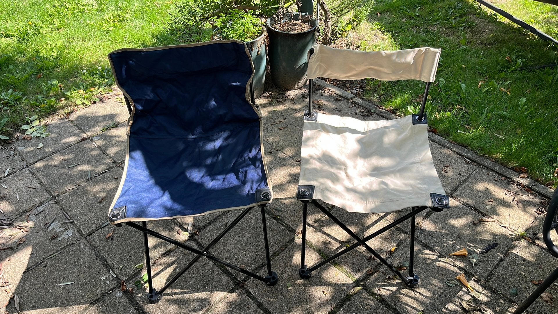 Twee inklapbare stoelen, Ophalen, Gebruikt, Campingstoel