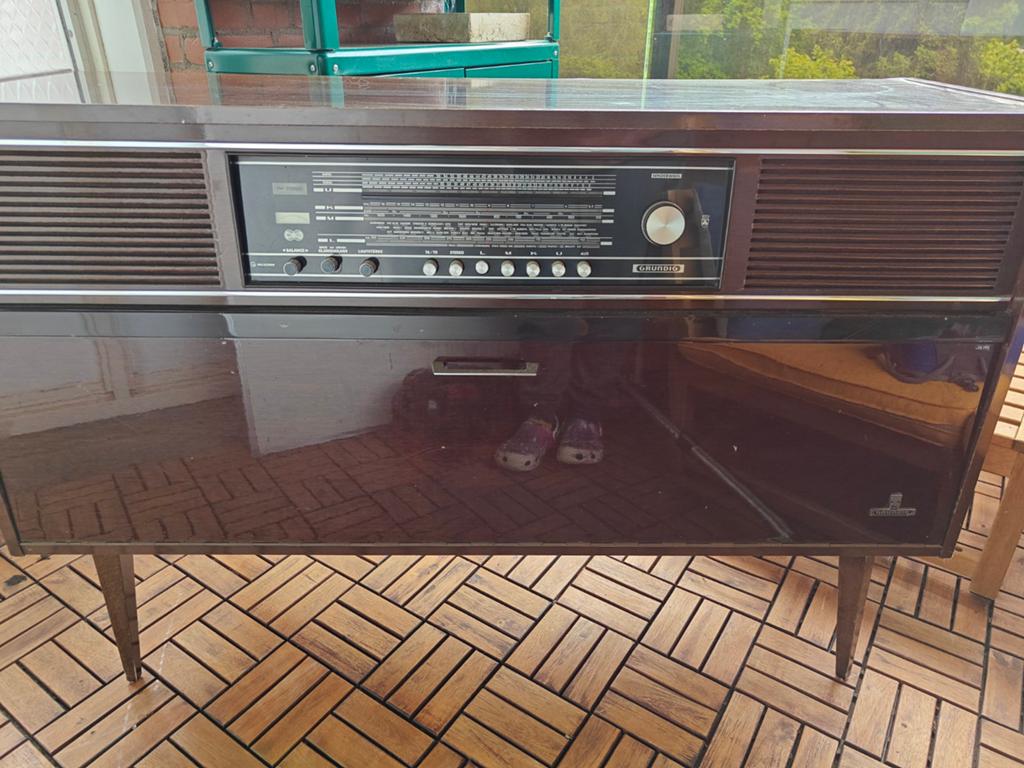 Vintage Grundig Radio Meubel, Ophalen, Gebruikt, Radio