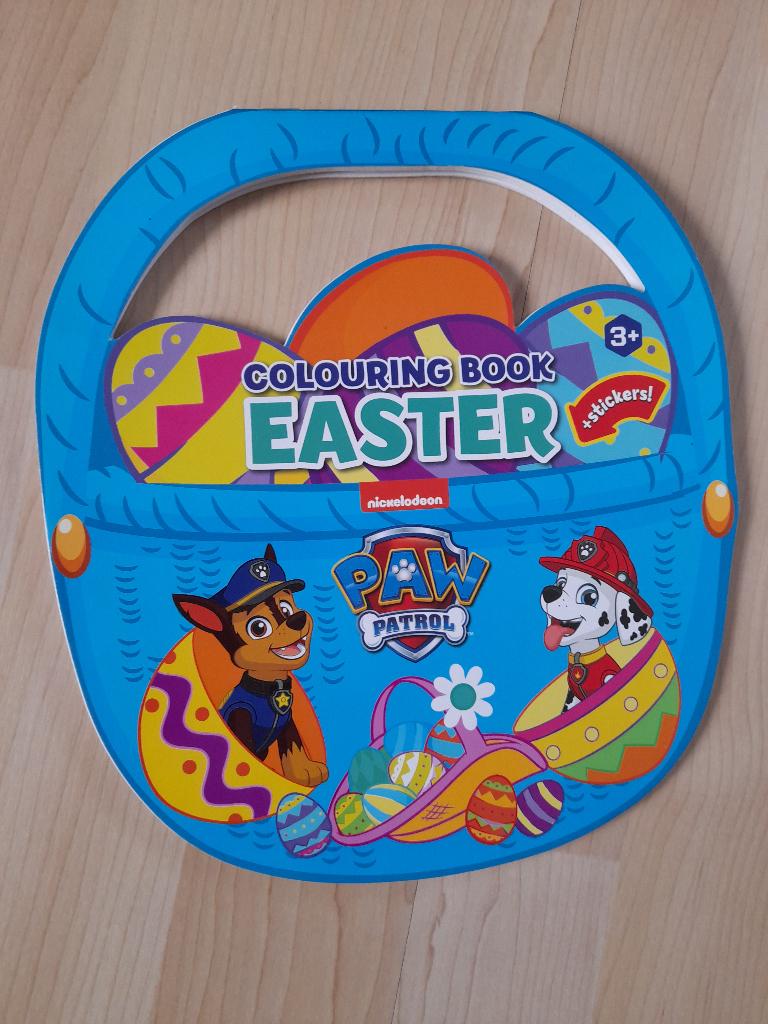 KLEURBOEK PAW PATROL EASTERN MET STICKERS, Ophalen of Verzenden, Zo goed als nieuw, Fictie algemeen