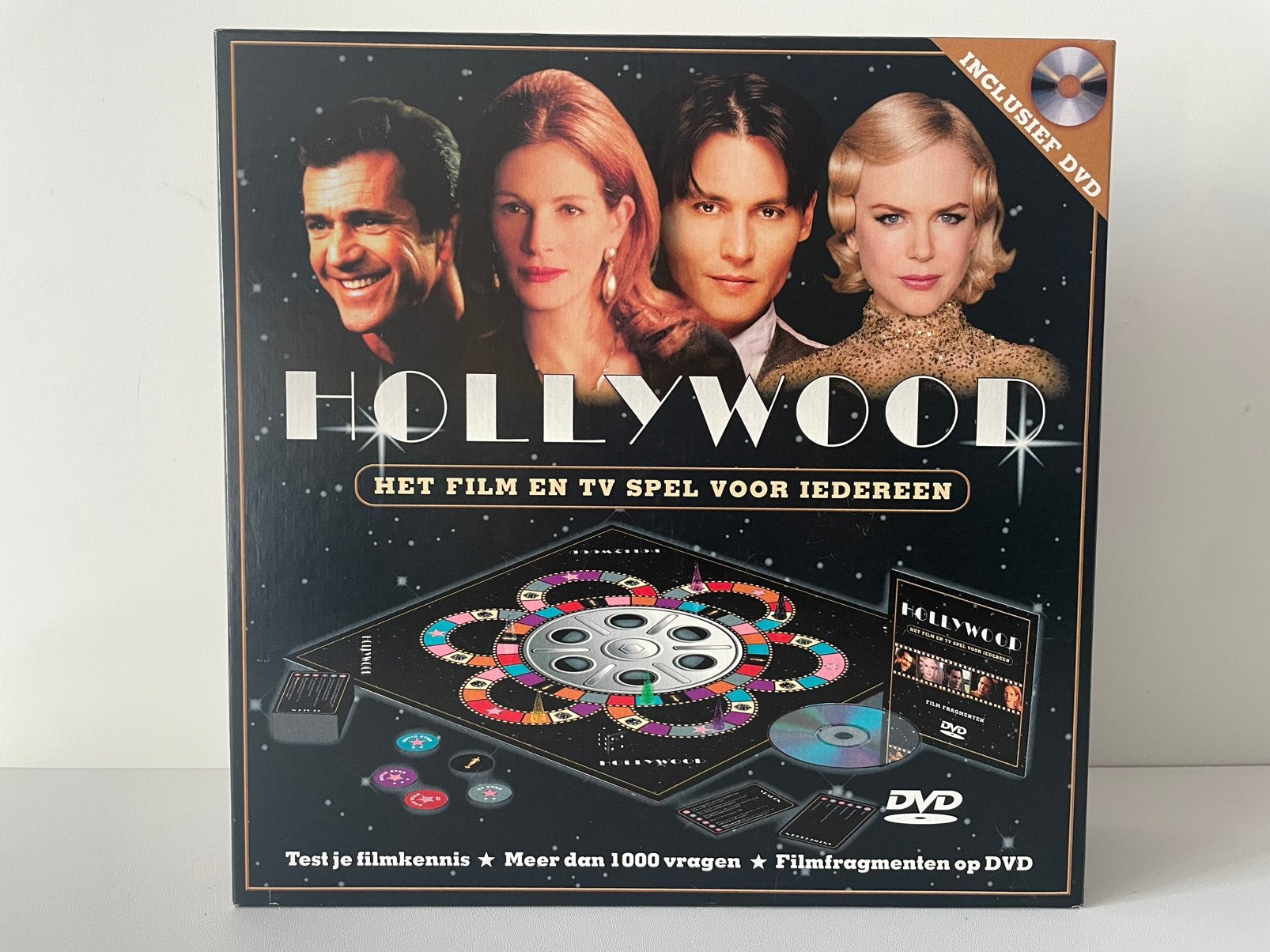 ZGAN Hollywood het film en tv spel Trivia DVD 100% compleet!, Een of twee spelers, Ophalen of Verzenden, Zo goed als nieuw, Rubinstein