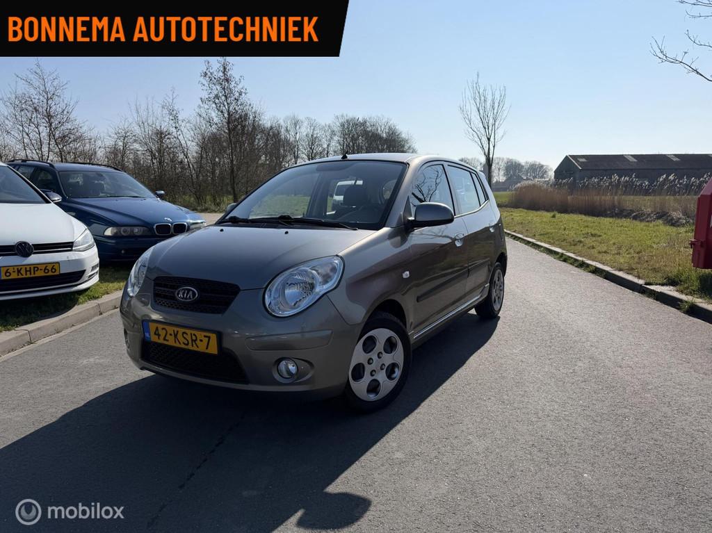 Kia Picanto 1.0 Seven Airco, Stof, Zwart, 4 cilinders, Origineel Nederlands