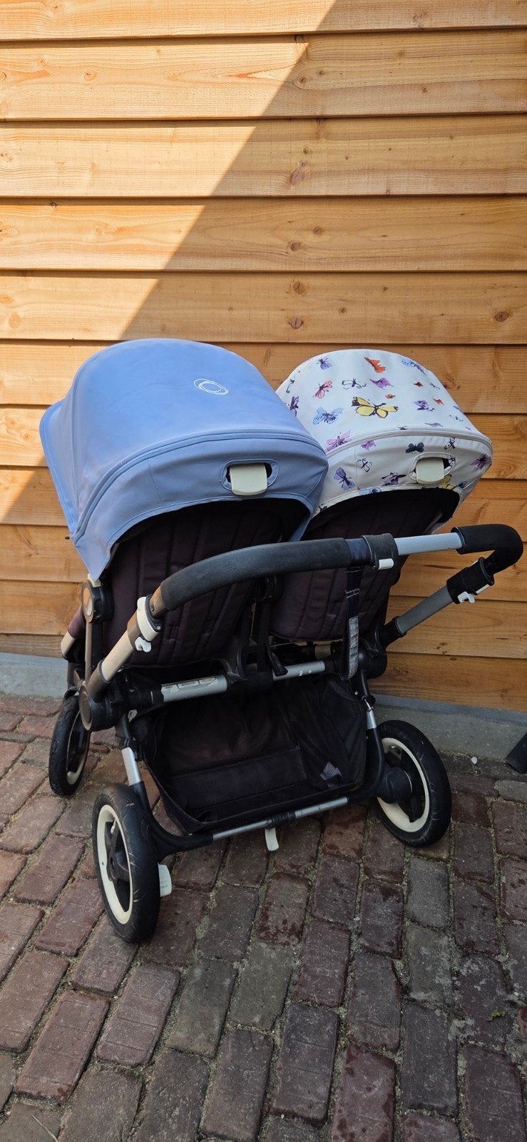 Bugaboo Donkey Duowagen met complete set accessoires, Ophalen of Verzenden, Gebruikt, Bugaboo, Duowagen