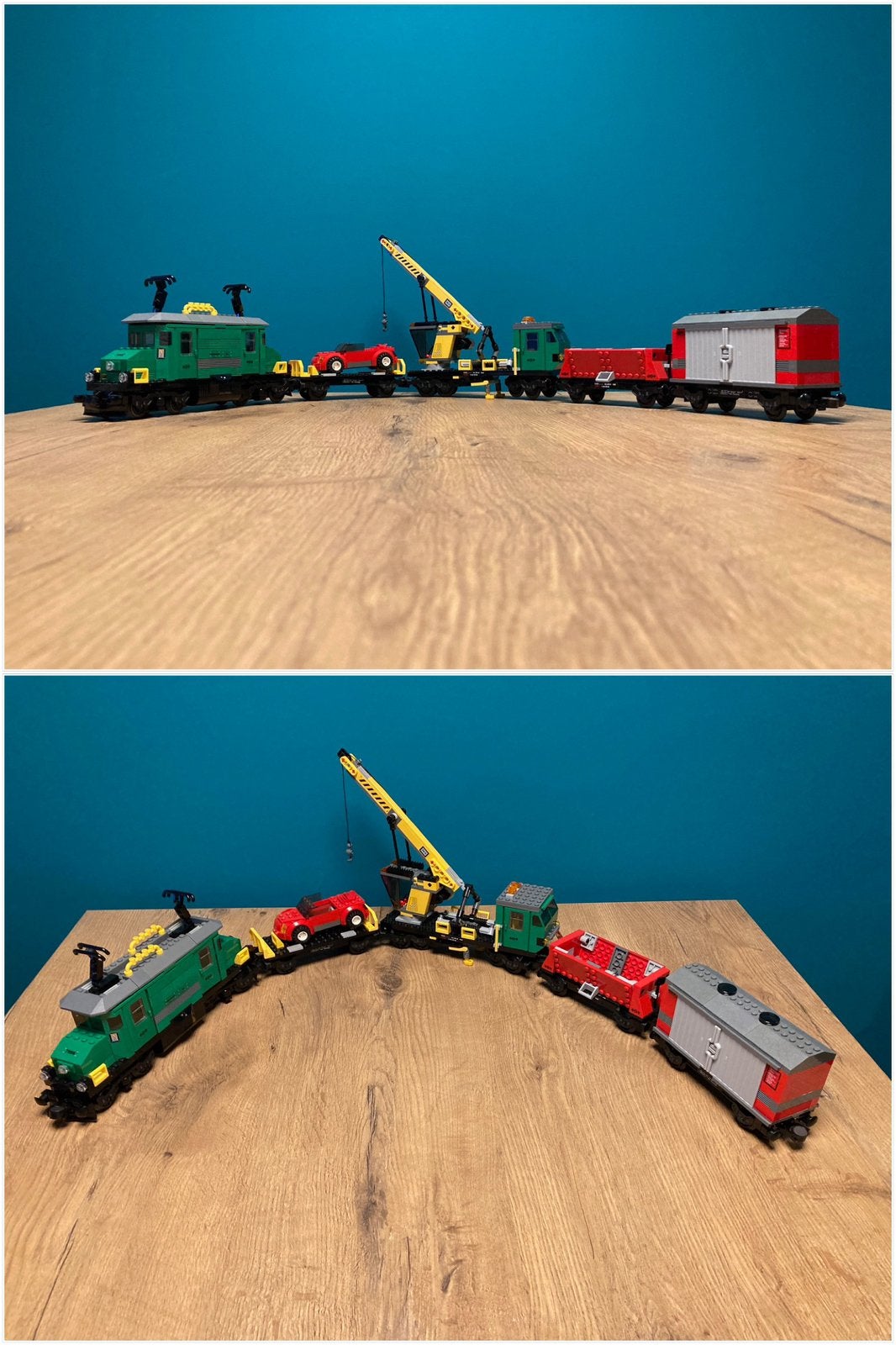 Lego set 7898 Cargo Train Deluxe (vrachttrein), Ophalen, Gebruikt