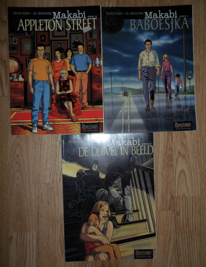 Thriller Serie Detective // Makabi 1-3 / Neuray, Olivier, Meerdere stripboeken, Ophalen of Verzenden, Gelezen