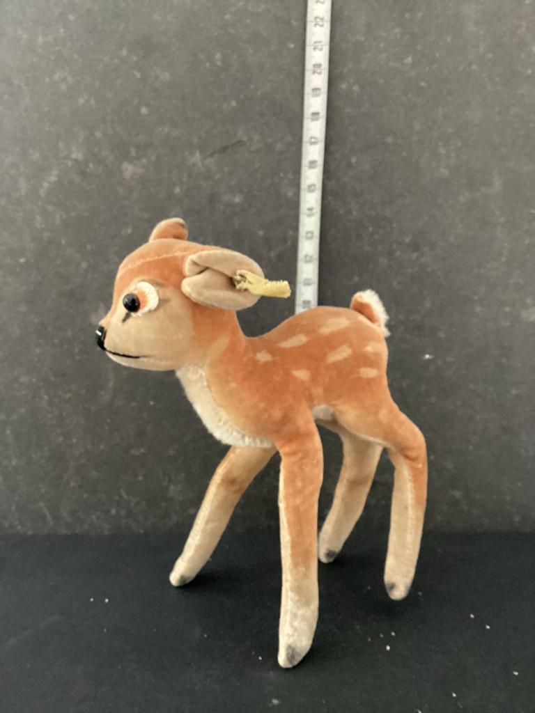 Antiek Steiff hertje - Vintage Bambi, Antiek en Kunst, Ophalen of Verzenden