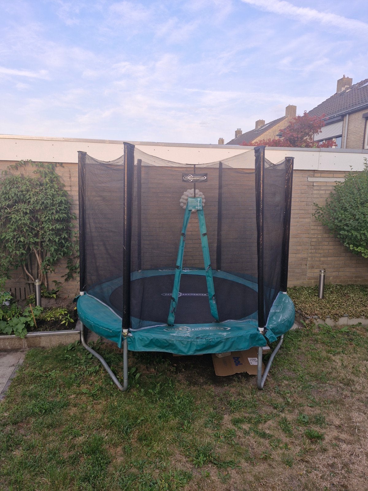 Trampoline met vangnet 240 cm doorsnee 60cm hoog, Ophalen of Verzenden