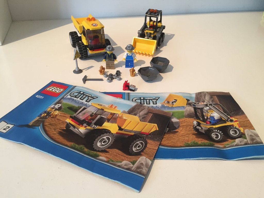 Lego City 4201 Mijnbouw Kiepwagen en Graafmachine, Kinderen en Baby's, Lego, Ophalen of Verzenden, Inclusief instructies, Complete set