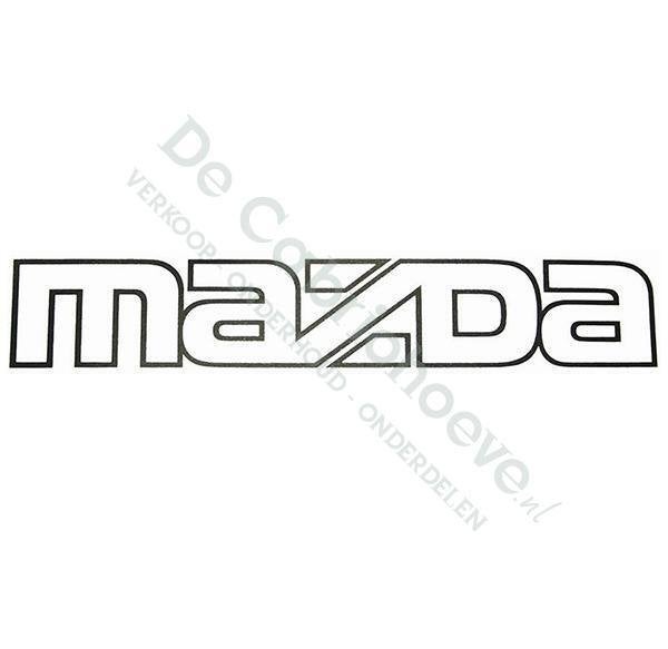 MX5 Sticker voorbumper grijs, De Cabriohoeve VOF, Nieuw, Info@cabriohoeve.nl, Julianalaan 9, 9462PG Gasselte, Nederland