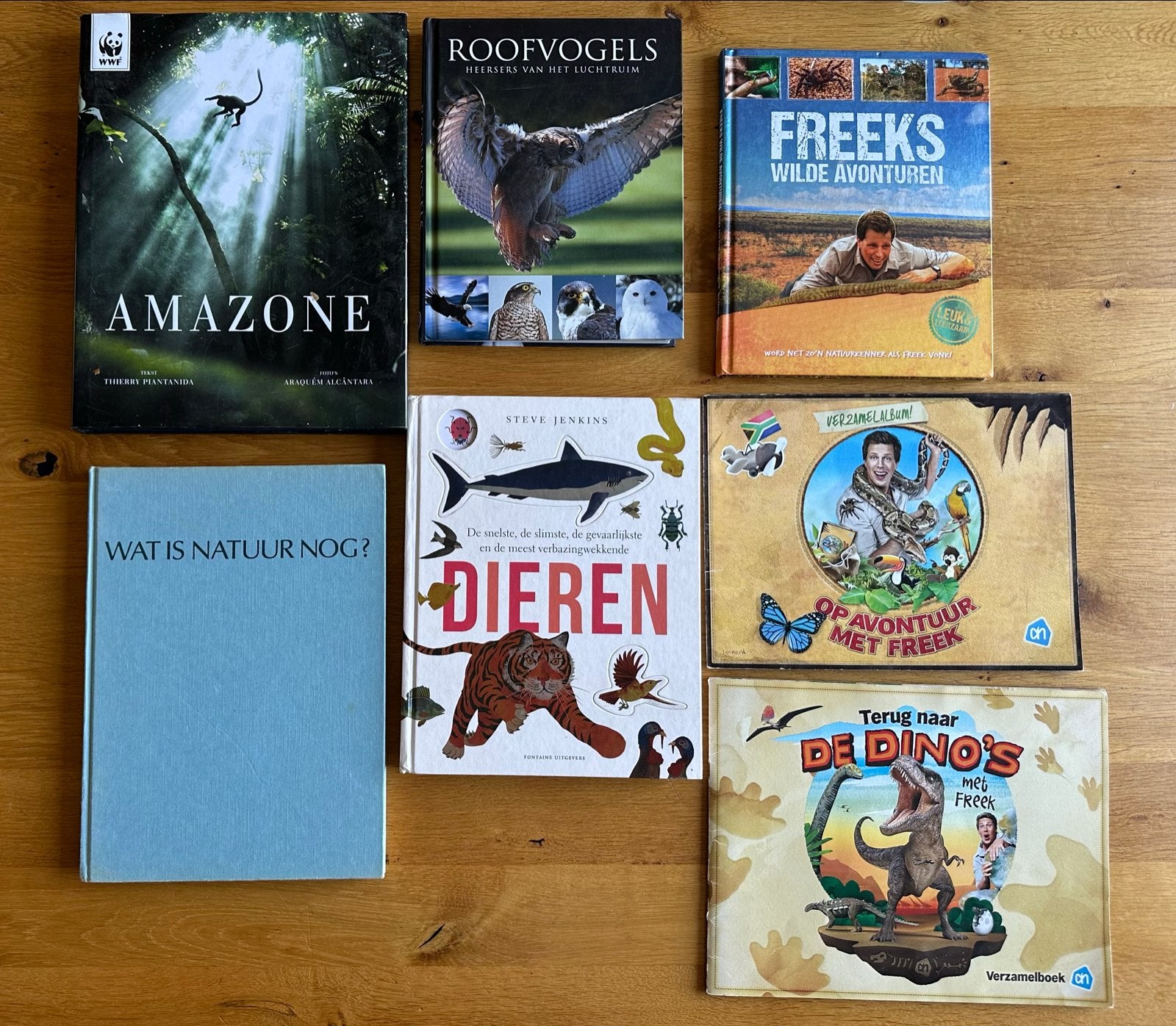 7 natuurboeken & Freek Vonk boeken – Leuk voor kinderen, Ophalen of Verzenden, Zo goed als nieuw, Natuur algemeen