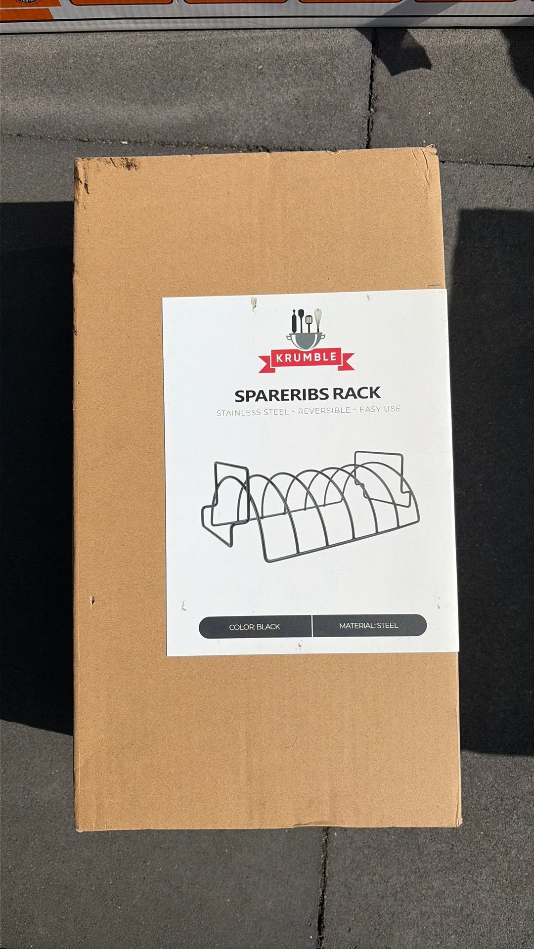 Spareribs rack voor bbq, Ophalen, Nieuw