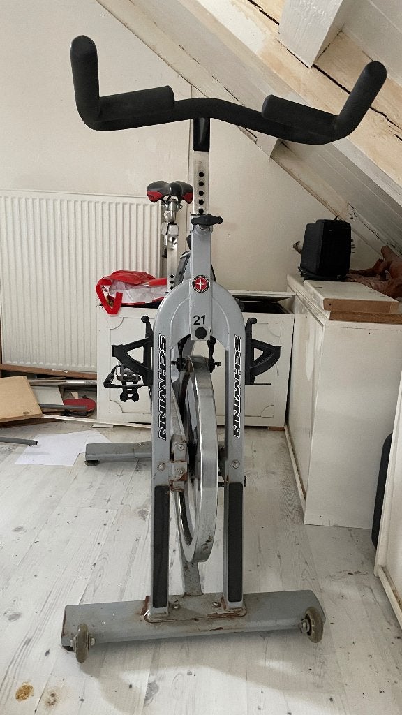 Spinning fiets, Sport en Fitness, Ophalen, Gebruikt, Spinningfiets, Metaal