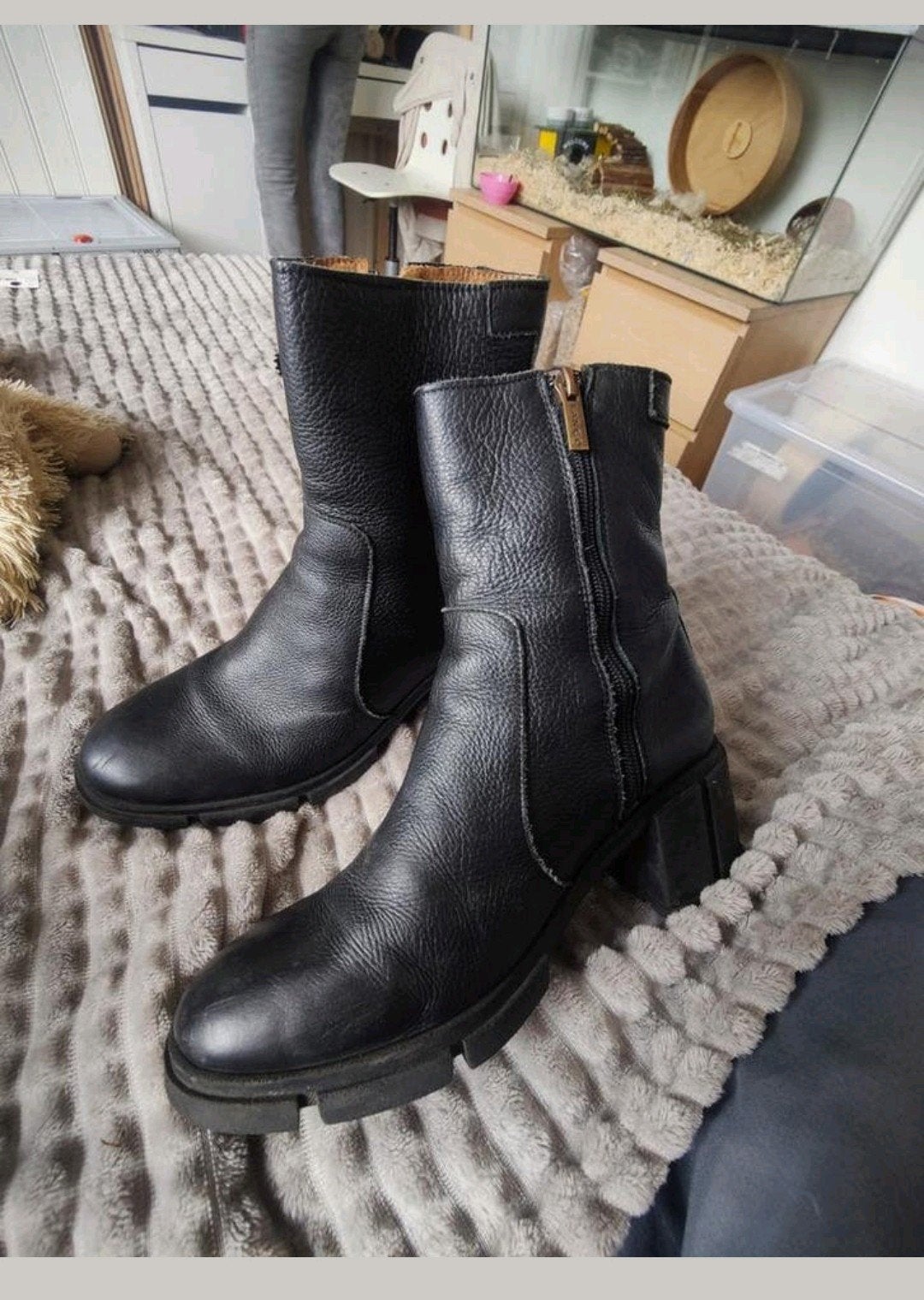 Tango enkellaarzen maat 39, Kleding | Dames, Schoenen, Ophalen, Zo goed als nieuw, Zwart