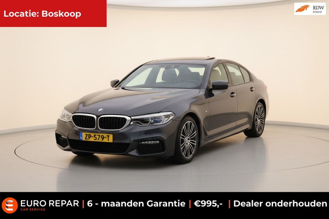 BMW 5-serie 530e iPerformance High Executive M-PAKKET, Auto's, 1998 cc, Achterwielaandrijving, Gebruikt, 4 cilinders