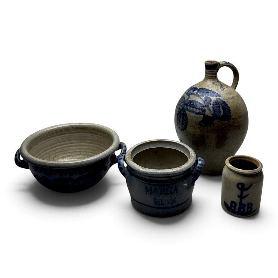 Lot Keuls steengoed (4x), Antiek en Kunst, Ophalen of Verzenden