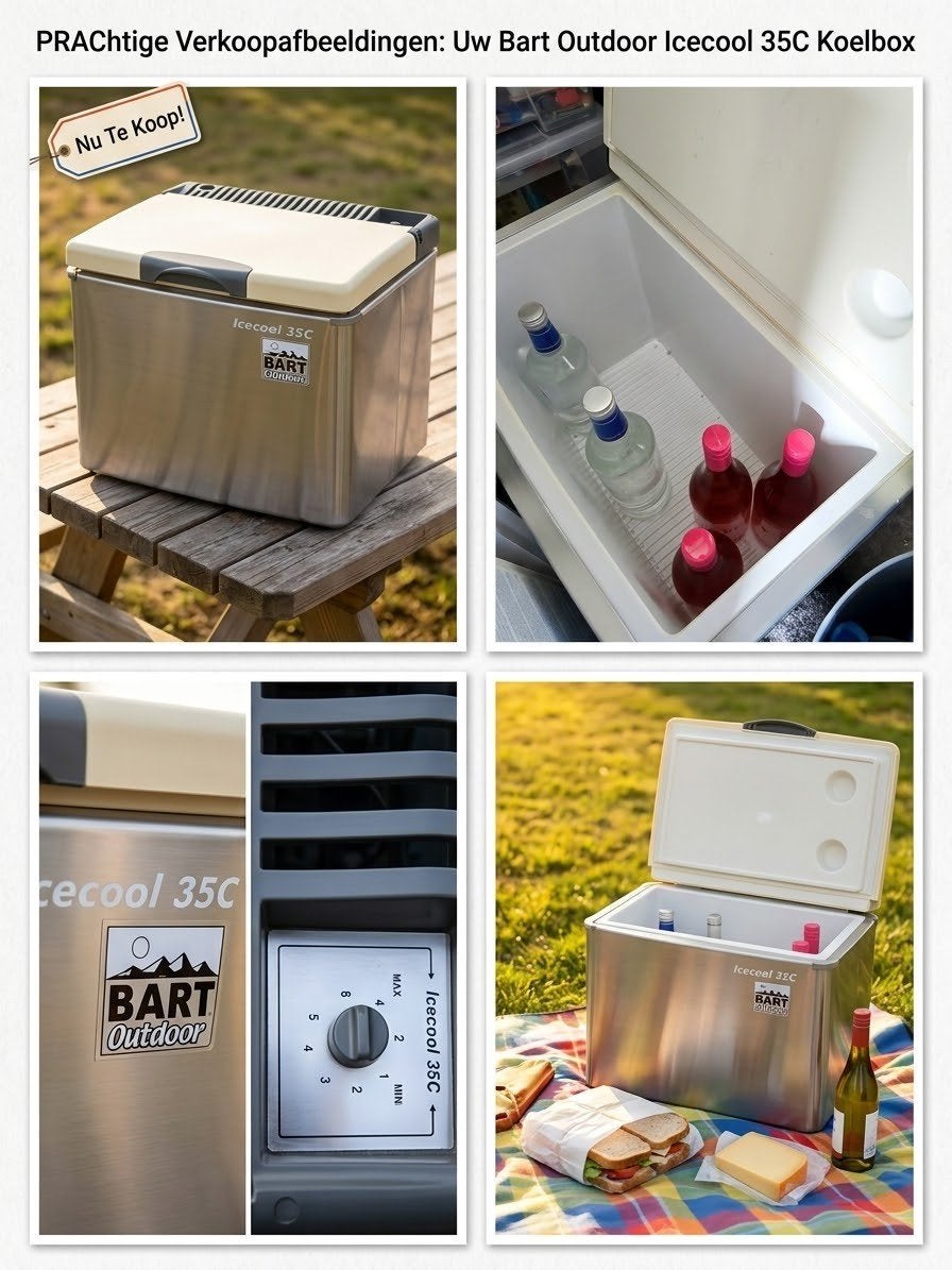 Bart Outdoor / Icecool 35C Koelbox (35 Liter), Ophalen, Zo goed als nieuw, Koelbox, Elektrisch