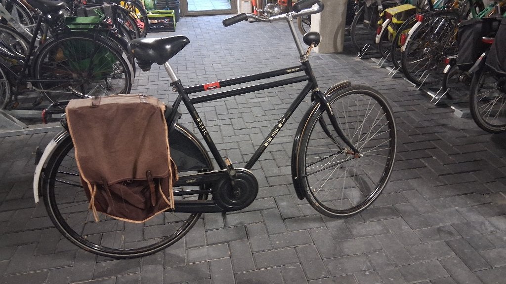 Foto 5 van BSP Basic herenfiets - Zwart,