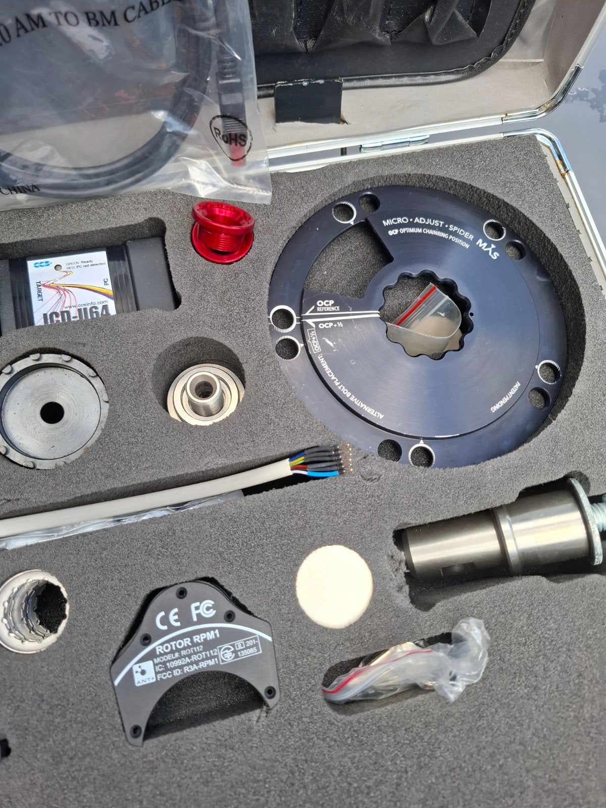 Rotor Rings professionele toolkit! Incl. uitlees/afsteltool!, Gebruikt, Ophalen of Verzenden, Mountainbike, Crankstel of Pedalen