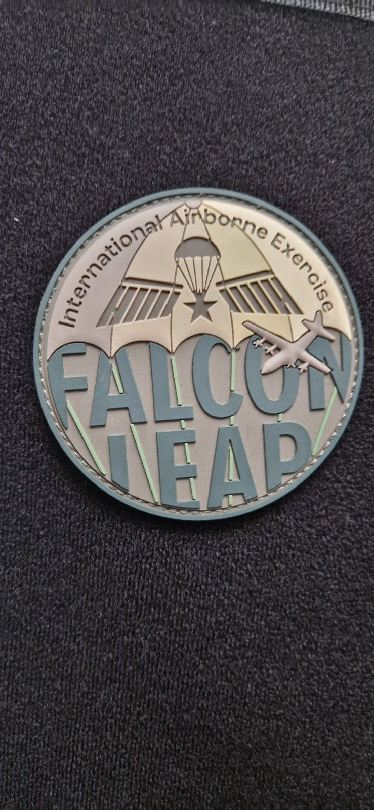 Falcon leap, Ophalen of Verzenden, Landmacht, Nederland, Embleem of Badge