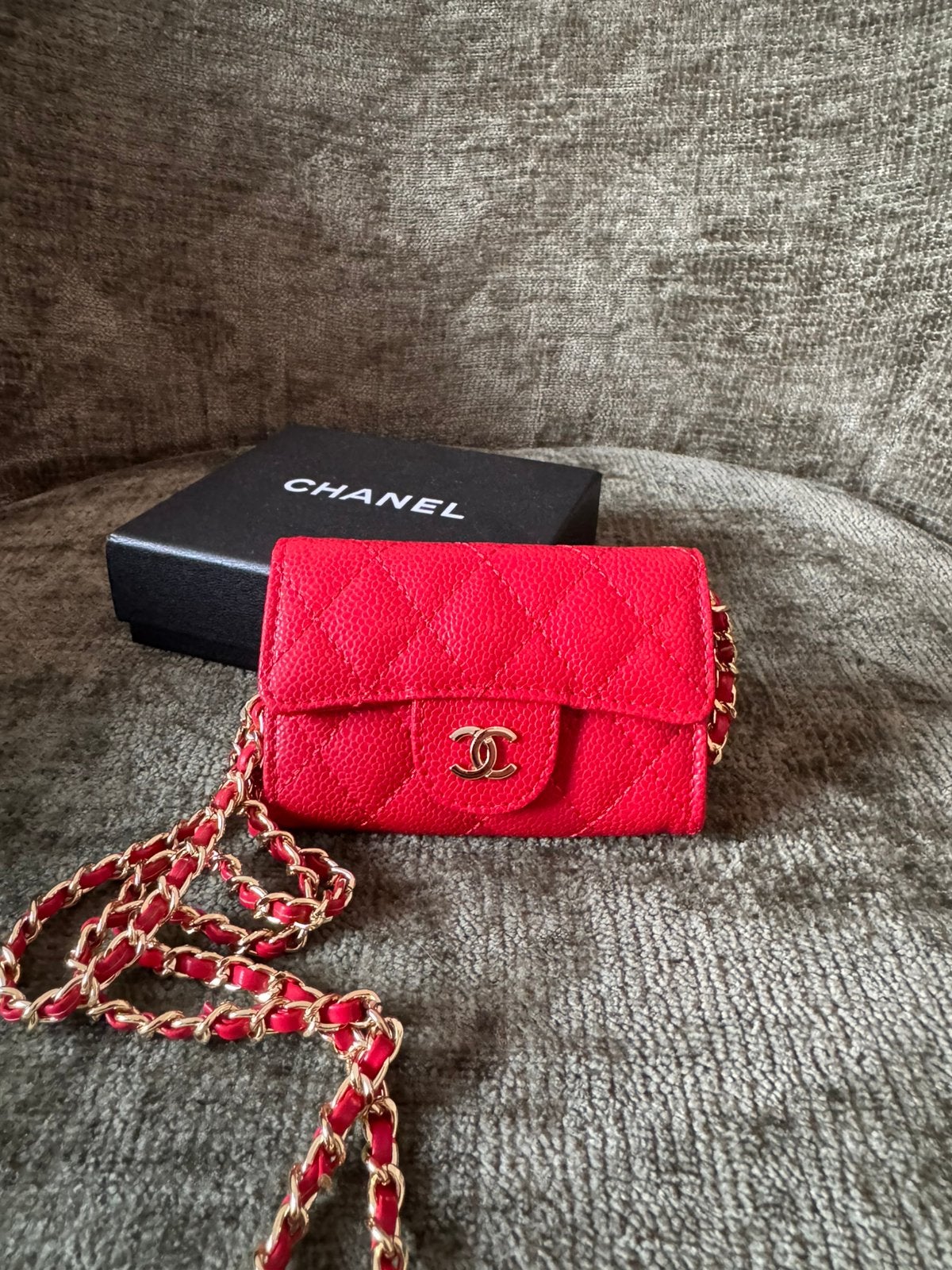 Chain bag, Sieraden, Tassen en Uiterlijk, Portemonnees, Ophalen of Verzenden, Zo goed als nieuw, Zwart