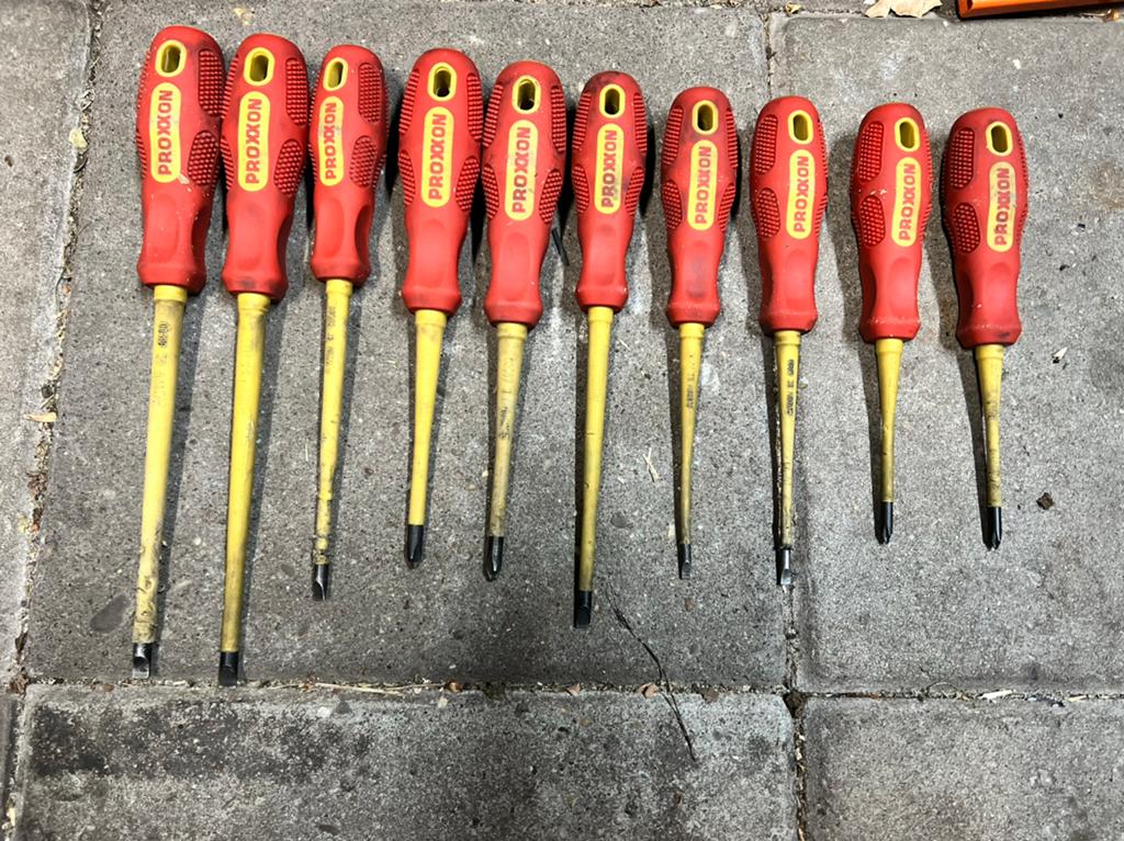 Proxxon schroevendraaierset, Doe-het-zelf en Verbouw, Gereedschap | Handgereedschap, Ophalen of Verzenden, Gebruikt