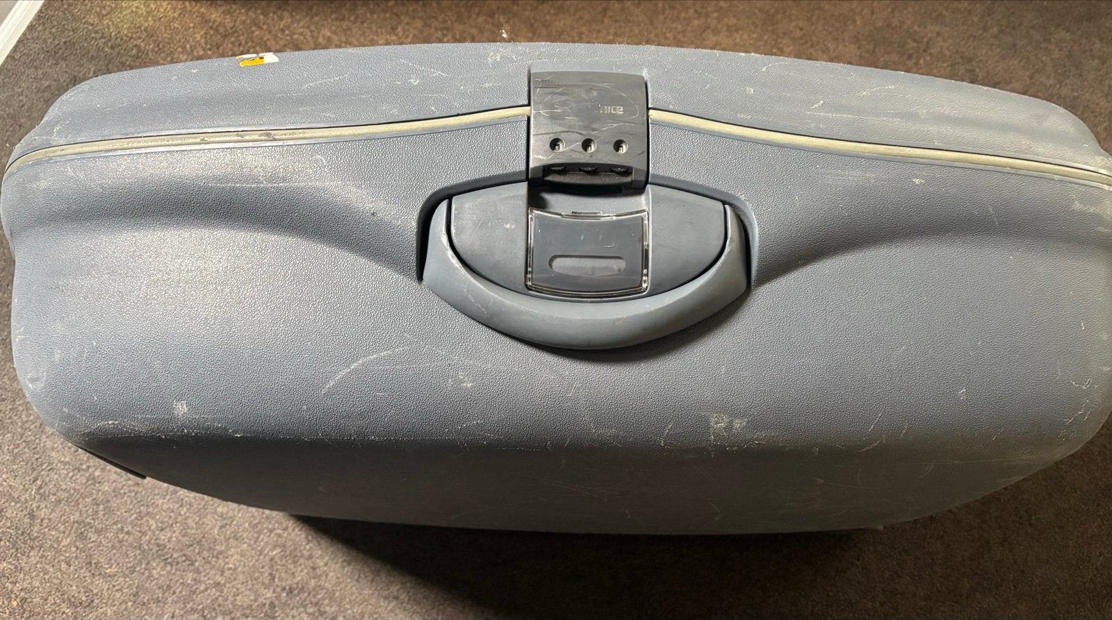 Te koop Samsonite Grijze koffer met cijferslot, Ophalen, Gebruikt