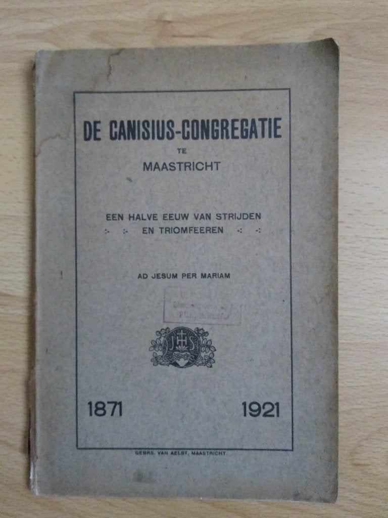 De canisius-congregatie te Maastricht, Boeken, Ophalen of Verzenden, Gelezen