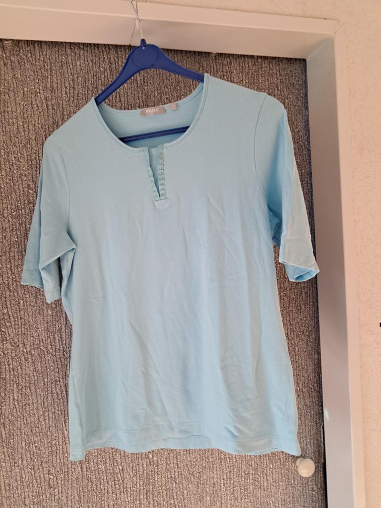 Rabe Lichtblau T-shirt Maat 38, Maat 38/40 (M), Rabe, Blauw, Ophalen of Verzenden