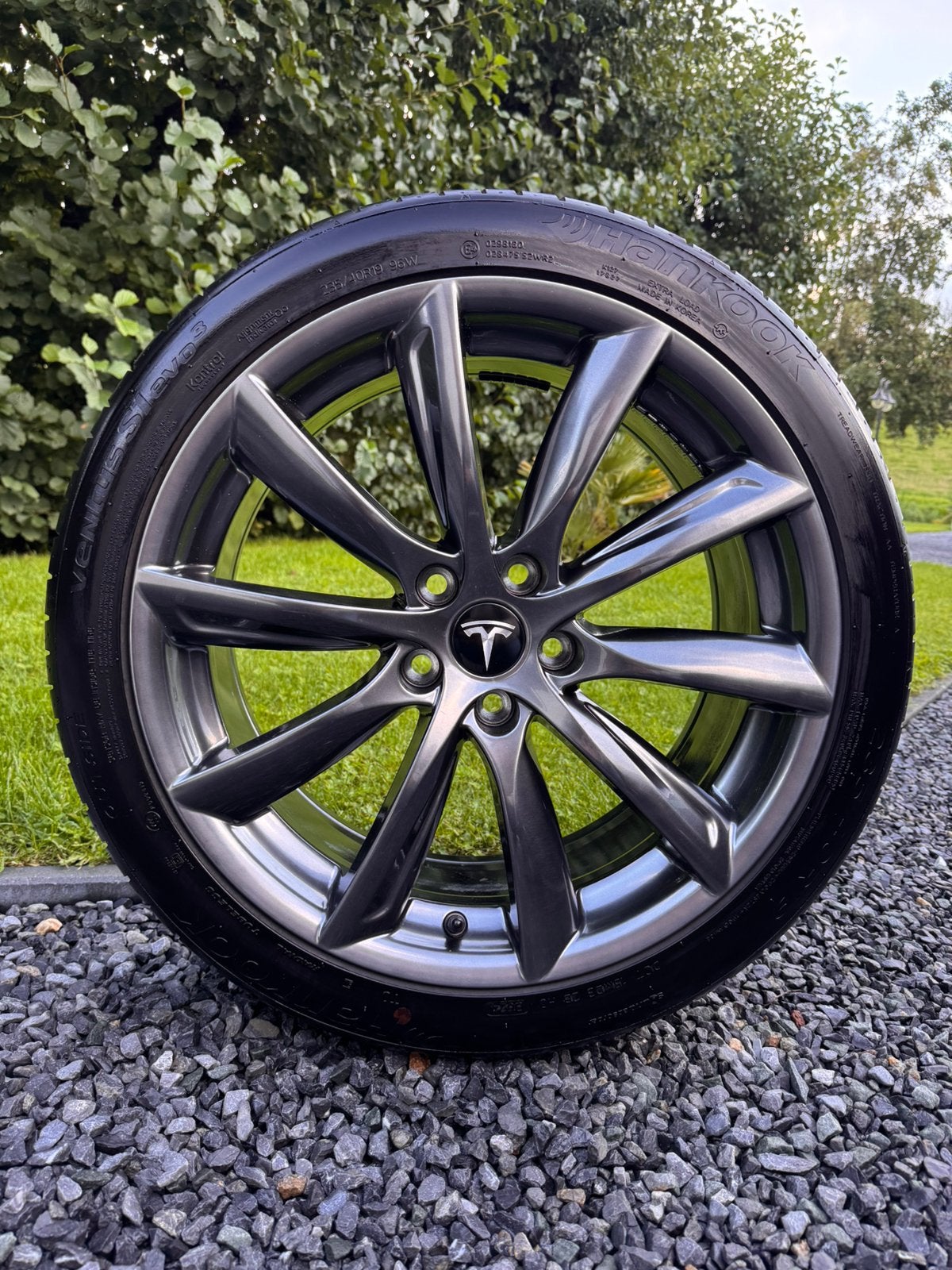 19 inch Tesla Model 3 Turbine Hankook Zomerbanden TO, 19 inch, Banden en Velgen, Ophalen of Verzenden, 235 mm