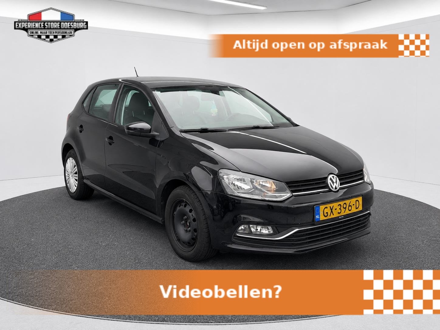 Volkswagen Polo 1.2 TSI Comfortline - Betrouwbaar & vertrouw, Auto's, Stof, 4 cilinders, Zwart, Origineel Nederlands