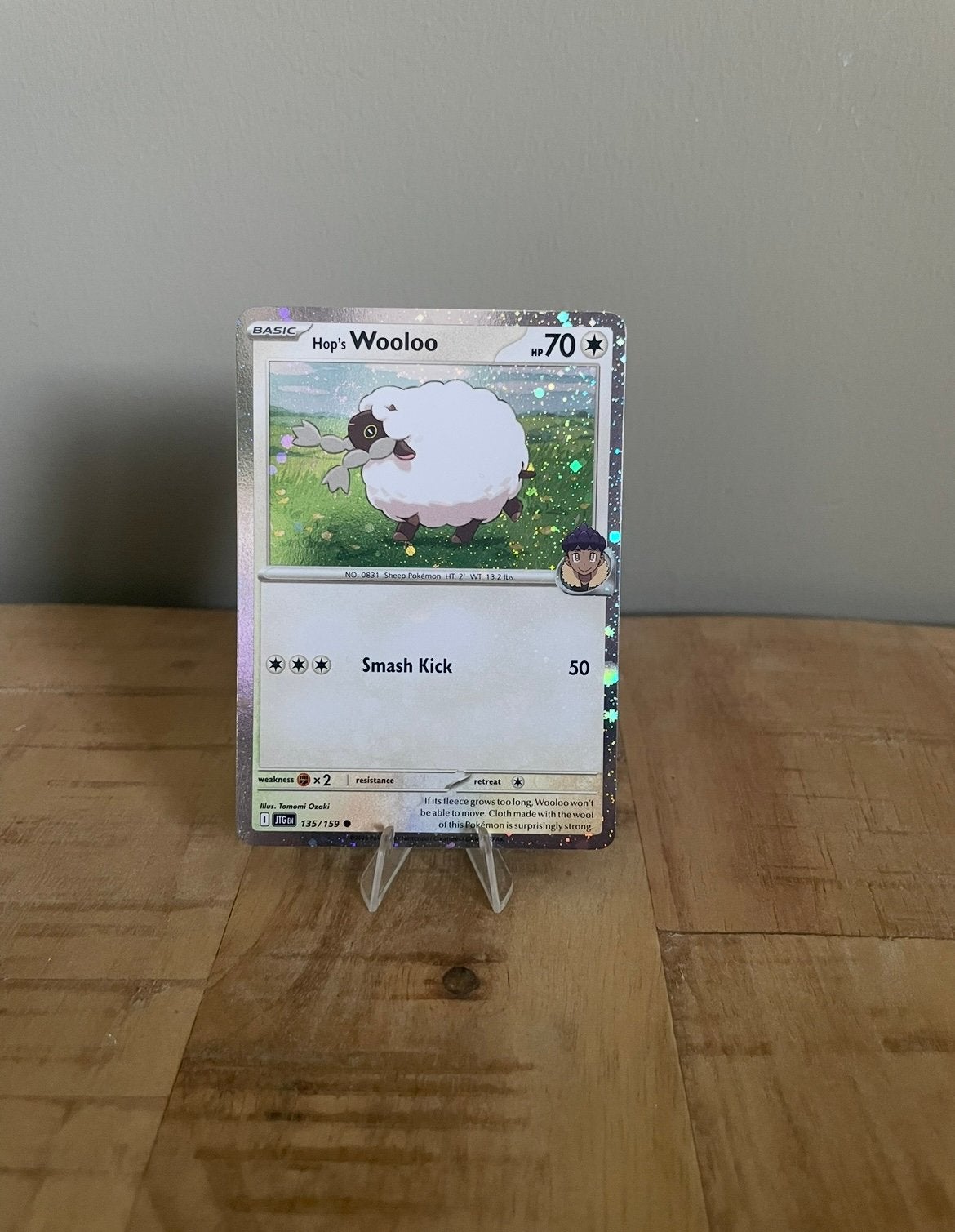 Pokemon Journey Together - 135 Hop’s Wooloo (Cosmos holo), Ophalen of Verzenden, Zo goed als nieuw