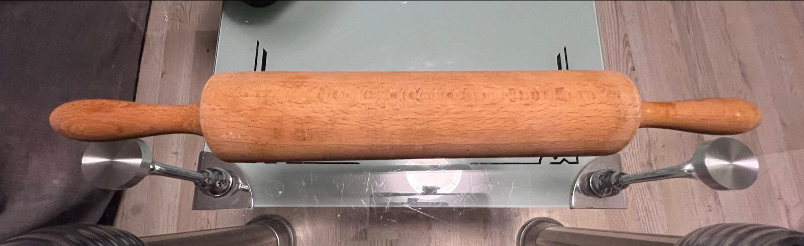 Houten deegroller - Zo goed als nieuw, Overige typen, Hout, Ophalen of Verzenden, Zo goed als nieuw